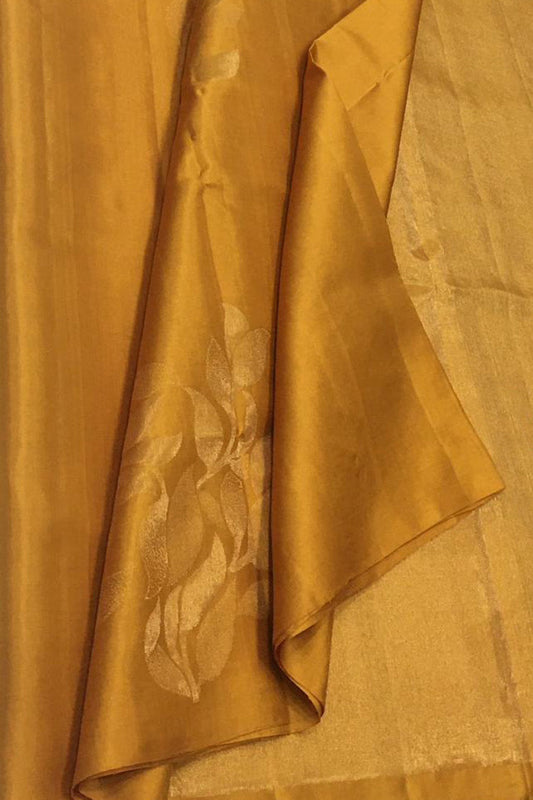Yellow Kanjeevaram Handloom Silk Saree - Pure Elegance - Luxurion World