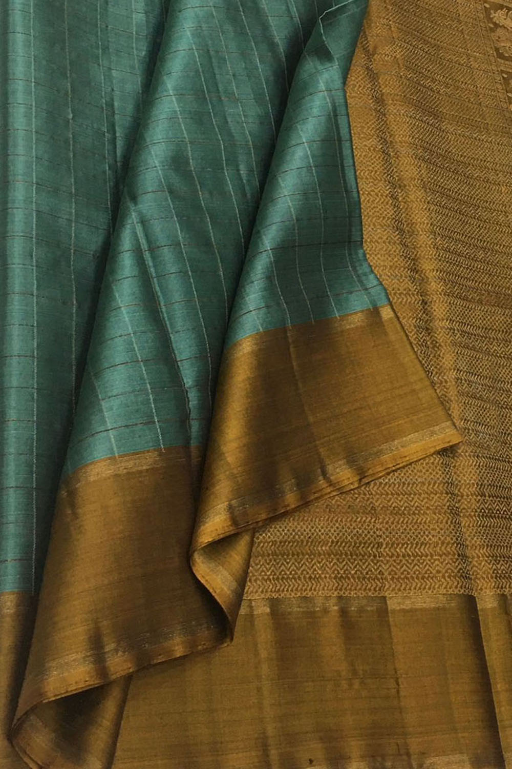 Royal Blue Kanjeevaram Silk Saree - Handloom Pure Elegance - Luxurion World