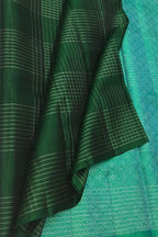 Green Handloom Kanjeevaram Pure Silk Saree - Elegant Choice - Luxurion World