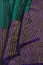 Exquisite Blue Kanjeevaram Handloom Pure Silk Saree - Luxurion World