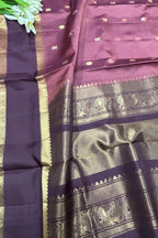 Exquisite Pink Kanjeevaram Handloom Pure Silk Saree - Luxurion World