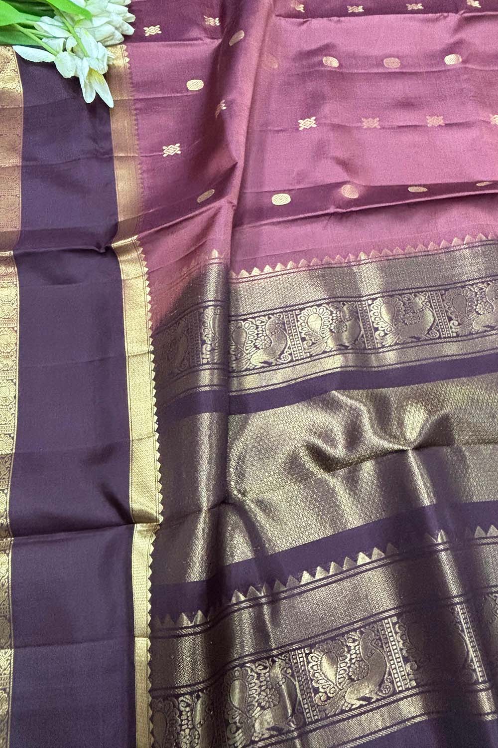 Exquisite Pink Kanjeevaram Handloom Pure Silk Saree - Luxurion World