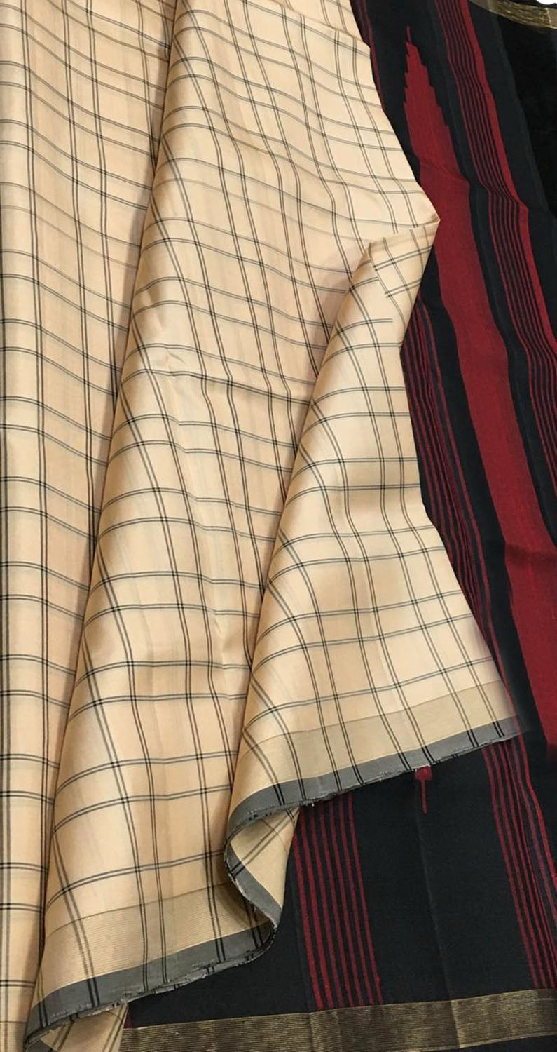 Pastel Pure Kanjeevaram Silk Saree - Luxurion World