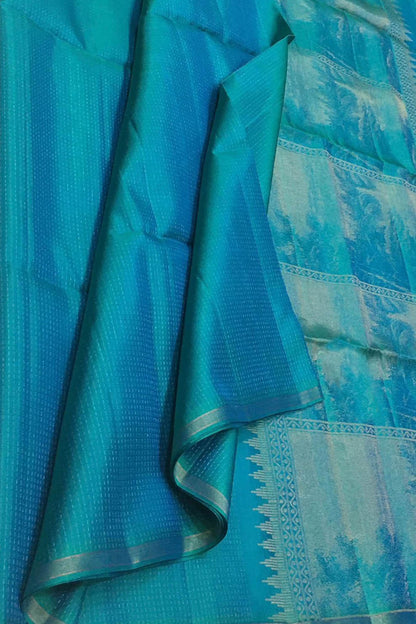 Royal Blue Handloom Kanjeevaram Silk Saree