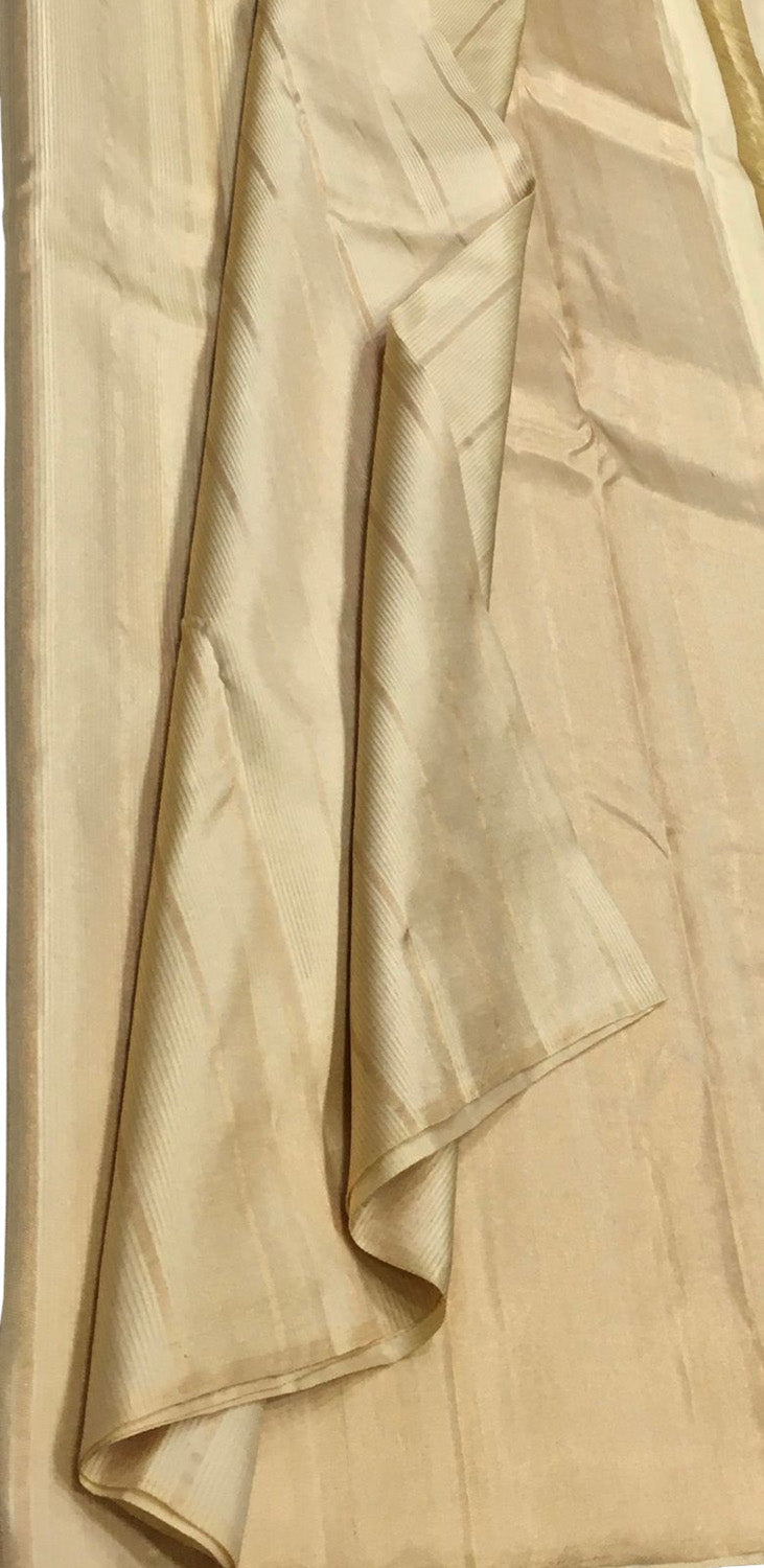 Pastel Handloom Kanjeevaram Silk Saree - Luxurion World