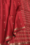 Exquisite Pink Handloom Kanjeevaram Pure Silk Saree - Luxurion World