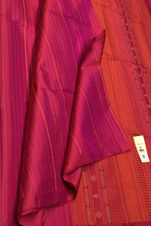 Exquisite Handloom Kanjeevaram Pure Silk Saree - Luxurion World