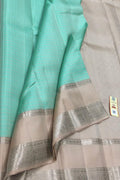 Blue Handloom Kanjeevaram Pure Silk Saree - Luxurion World