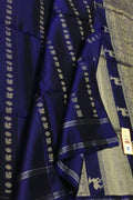 Exquisite Blue Handloom Kanjeevaram Pure Silk Saree - Luxurion World