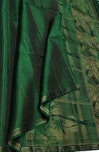 Green Handloom Kanjeevaram Pure Silk Saree - Luxurion World