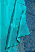 Royal Blue Handloom Kanjeevaram Silk Saree - Luxurion World