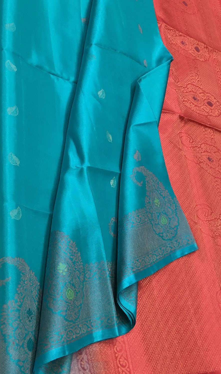 Royal Blue Handloom Kanjeevaram Silk Saree - Luxurion World