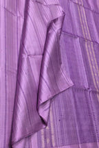 Exquisite Purple Handloom Kanjeevaram Silk Saree - Luxurion World