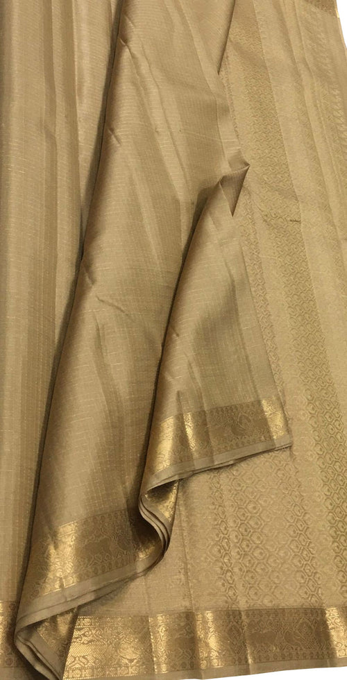 Pastel Handloom Kanjeevaram Pure Silk Saree - Luxurion World