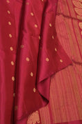 Pink Handloom Kanjeevaram Pure Silk Saree - Luxurion World