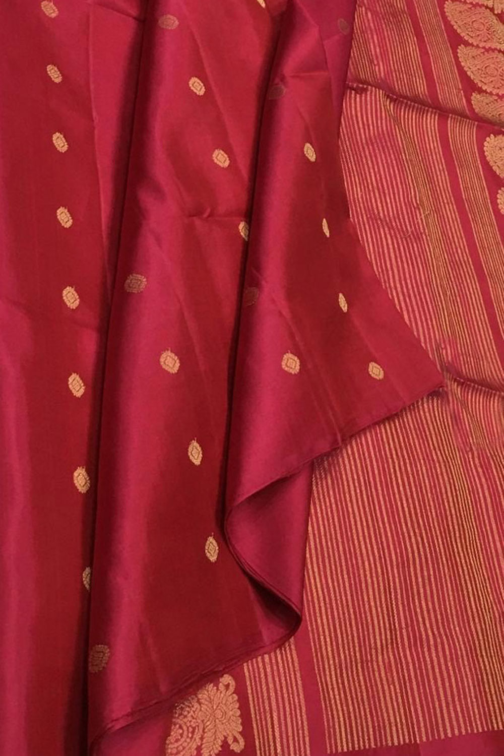 Pink Handloom Kanjeevaram Pure Silk Saree - Luxurion World