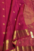 Pink Handloom Kanjeevaram Pure Silk Saree