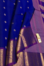 Blue Handloom Kanjeevaram Pure Silk Saree