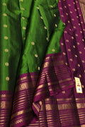 Green Handloom Kanjeevaram Pure Silk Saree