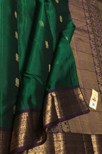 Green Handloom Kanjeevaram Pure Silk Saree