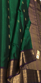 Green Handloom Kanjeevaram Pure Silk Saree