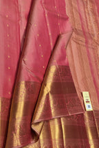 Pink Handloom Kanjeevaram Pure Silk Saree