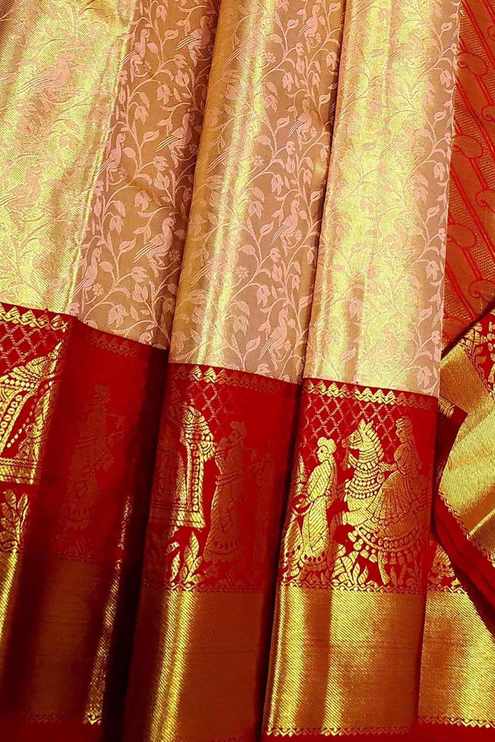 Exquisite Pastel Kanjeevaram Silk Saree Collection - Luxurion World