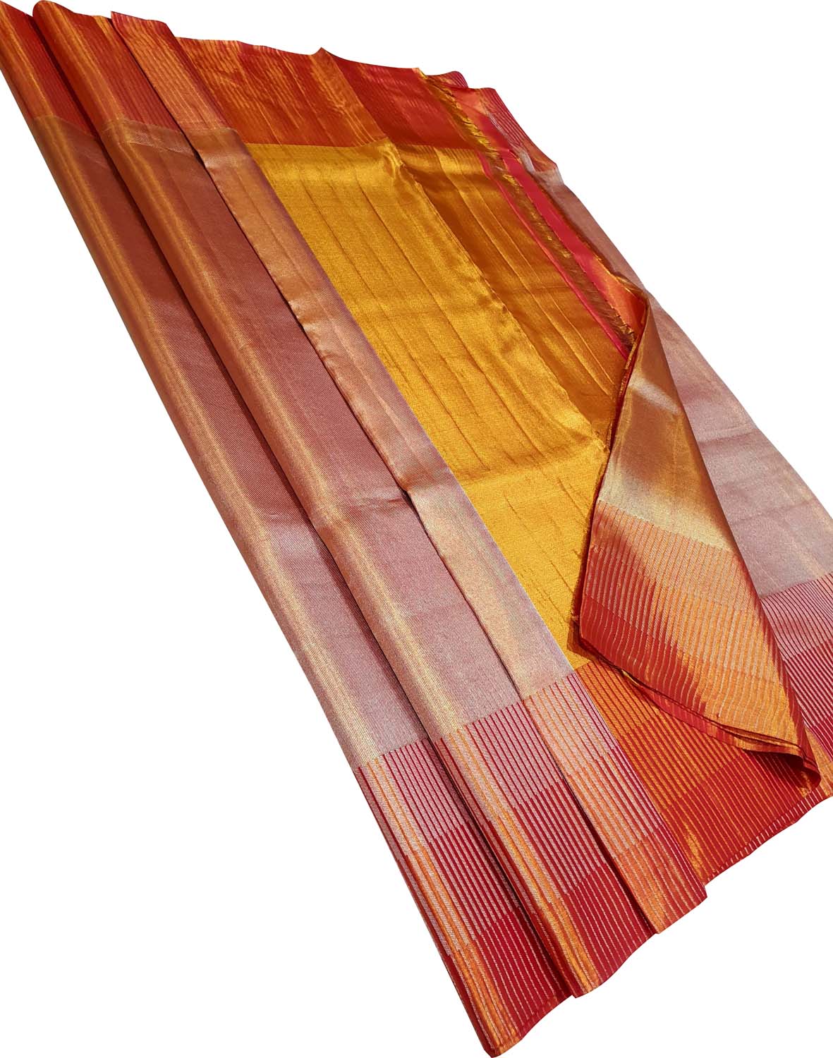 Exquisite Multicolor Kanjeevaram Handloom Pure Silk Saree - Luxurion World