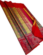 Exquisite Green Kanjeevaram Handloom Pure Tissue Silk Saree - Luxurion World