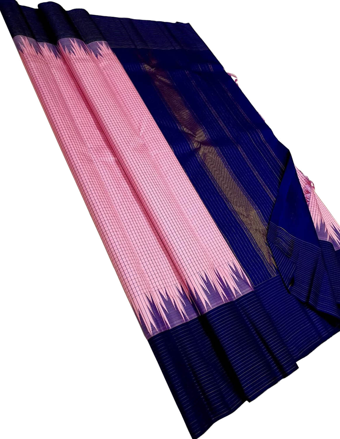 Exquisite Pink Kanjeevaram Handloom Pure Silk Saree - Luxurion World