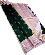 Green Handloom Kanjeevaram Pure Silk Saree
