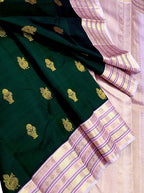 Green Handloom Kanjeevaram Pure Silk Saree