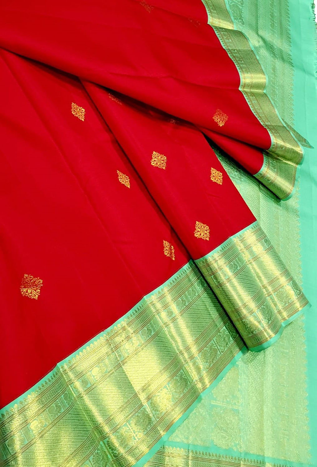 Red Handloom Kanjeevaram Pure Silk Saree