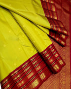 Green Handloom Kanjeevaram Pure Silk Saree