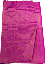 Pink Kanjeevaram Handloom Pure Silk Saree - Luxurion World