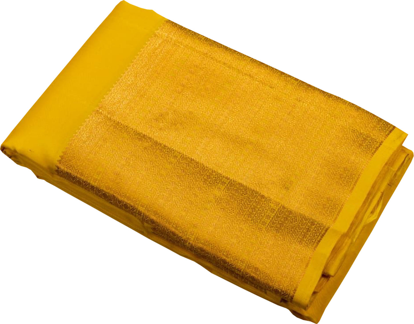 Radiant Yellow Kanjiwaram Pure Silk Saree: Exquisite Elegance and Timeless Beauty - Luxurion World