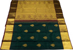 Exquisite Green Pure Kanjiwaram Pure Silk Woven Saree: A Timeless Elegance - Luxurion World