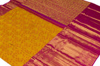 Yellow Kanjeevaram Handloom Pure Silk Saree - Elegant and Luxurious - Luxurion World
