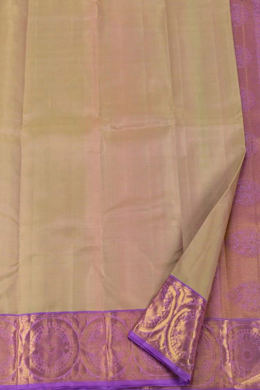 Exquisite Pastel Kanjeevaram Handloom Silk Saree - Luxurion World