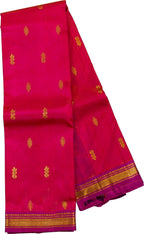 Exquisite Pink Kanjeevaram Handloom Silk Saree - Luxurion World