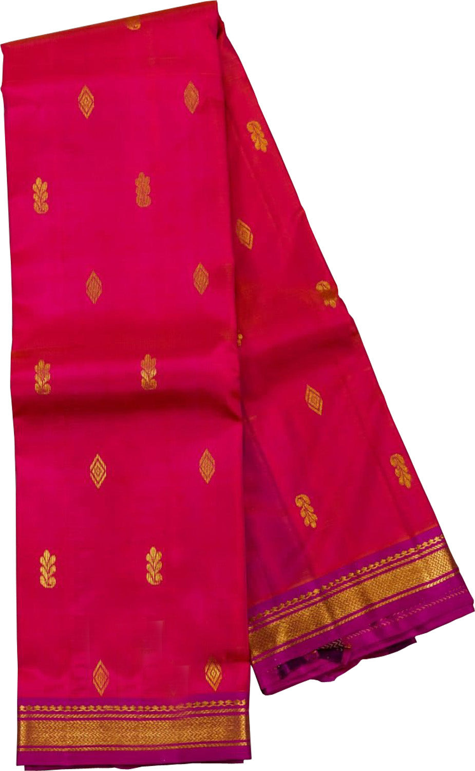 Exquisite Pink Kanjeevaram Handloom Silk Saree - Luxurion World