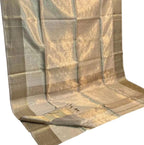 Elegant Pastel Maheshwari Tissue Silk Saree - Luxurion World