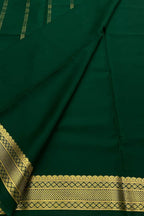 Green Handloom Mysore Pure Crepe Silk Saree - Luxurion World