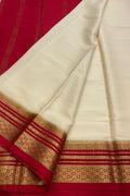 Pastel Handloom Mysore Pure Crepe Silk Saree