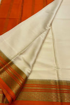 Pastel Handloom Mysore Pure Crepe Silk Saree