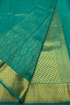 Green Handloom Mysore Pure Crepe Silk Saree