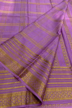 Purple Mysore Pure Crepe Silk Saree — Handloom Silk, Heritage & Festive