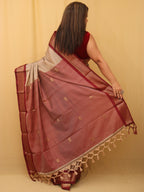 Pastel Paithani Cotton Silk Saree - Luxurion World