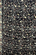Black Parsi Gara Hand Embroidered Pure Crepe Flower Design Saree - Luxurion World