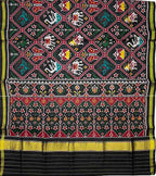 Elegant Black Handloom Patola Silk Saree - Luxurion World